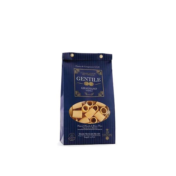 Mezze Maniche Rigate Pasta di Gragnano IGP Gentile - Bottega La Cosentina