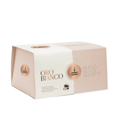 Panettone Oro Bianco Fiasconaro (con vasetto Crema) - Bottega La Cosentina