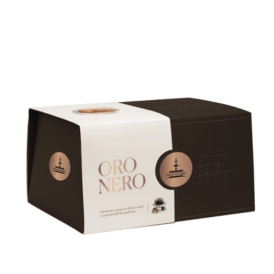 Panettone Oro Nero Fiasconaro (con vasetto Crema) - Bottega La Cosentina
