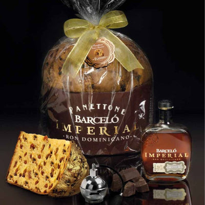 Panettone Magnum Ron Imperial Barcelò e Gocce di Cioccolato 5 Kg Flamigni - Bottega La Cosentina