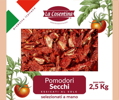 Pomodori Secchi Italiani Kg. 2,5 - Bottega La Cosentina